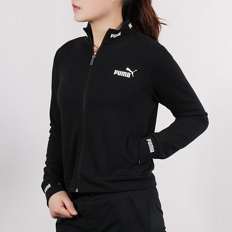 PUMA彪马女装上衣春季运动服时尚休闲青年立领棒球服跑步针织夹克外套84403图片