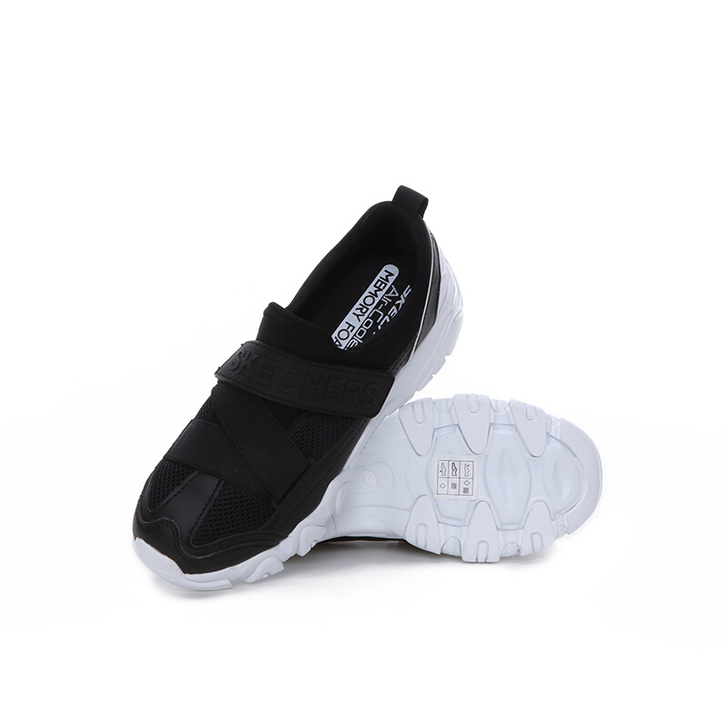 斯凯奇（SKECHERS）女鞋轻便厚底增高熊猫鞋休闲鞋88888016