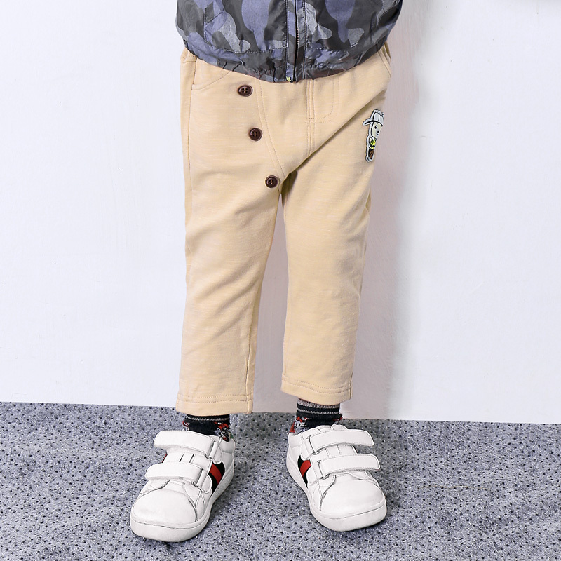 婴姿坊春秋新款男童休闲长裤 运动百搭修身 多色可选