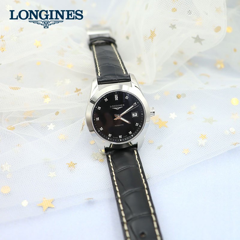 LONGINES/浪琴L2.285.4.58.3康铂系列自动机械女士手表