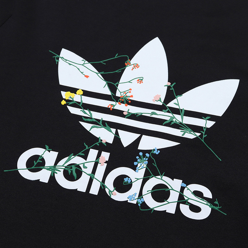 adidas阿迪达斯三叶草女装运动服LOGO款TEE DRESS休闲连衣裙FL0037