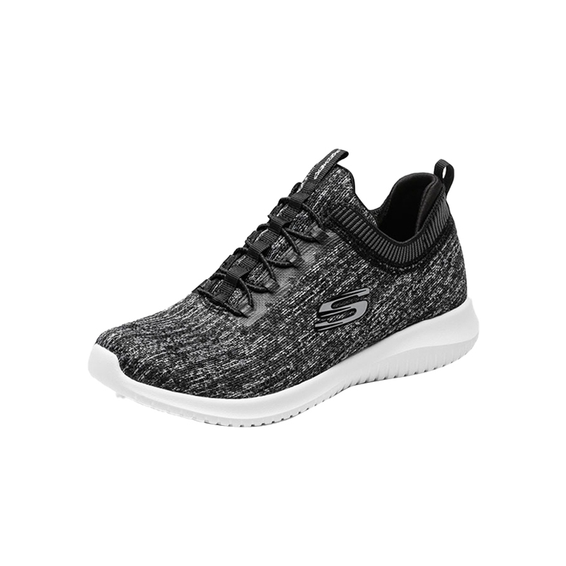 skechers斯凯奇女鞋 运动鞋休闲鞋12831-BKGY