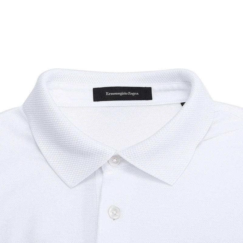 Ermenegildo Zegna 杰尼亚 男士棉质短袖POLO衫 US592 750R
