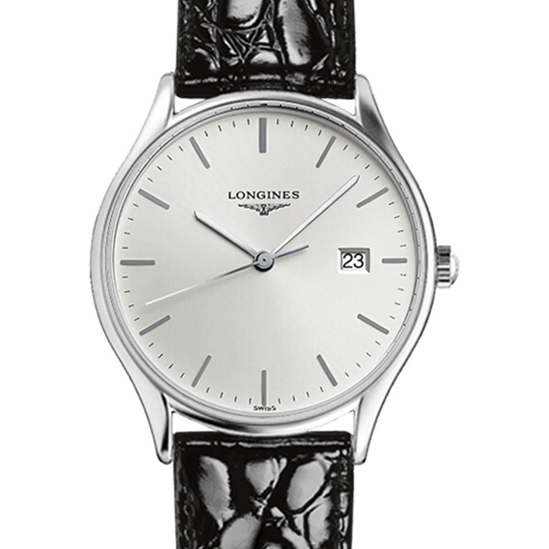 【预售款】浪琴(Longines)瑞士手表 石英表女L4.759.4.72.2 时尚轻薄皮带腕表