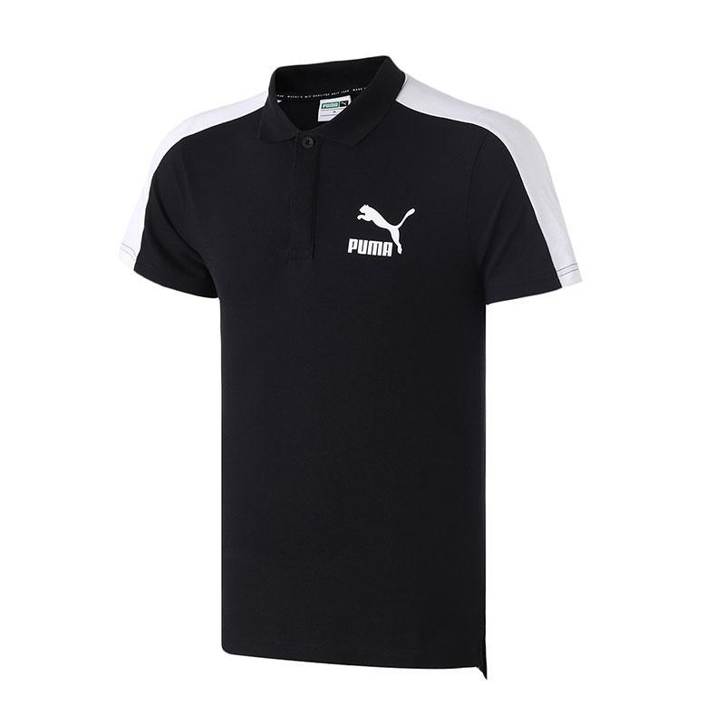 PUMA彪马男装运动服休闲上衣翻领半袖POLO衫579207