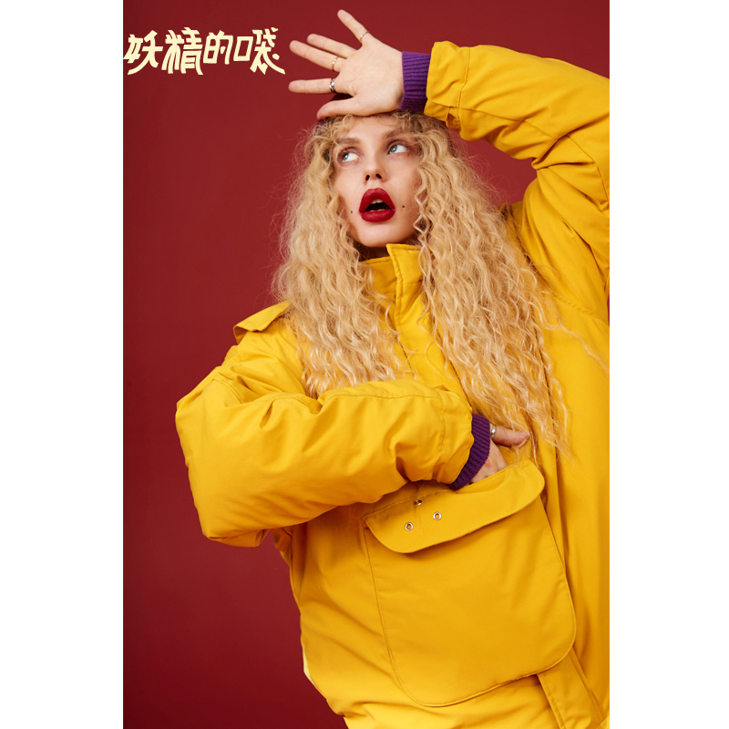 妖精的口袋十五音乐节冬季羽绒服_1