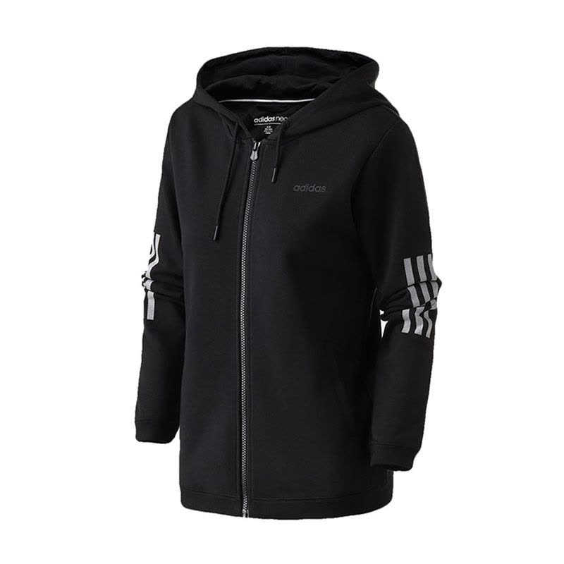 ADIDAS阿迪达斯女子休闲舒适运动外套夹克连帽外套DM2056图片