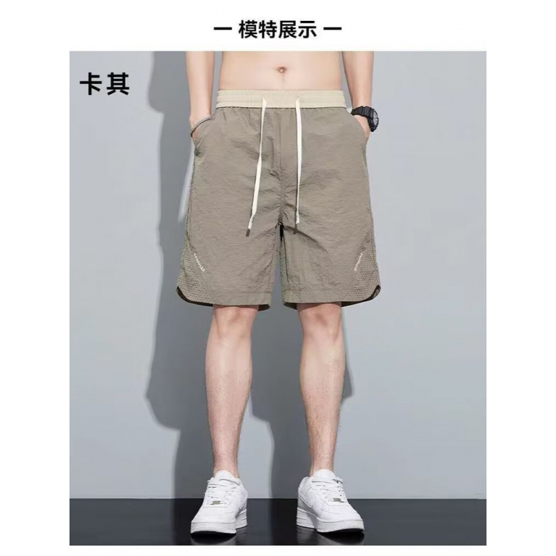夏季新款美式短裤男潮牌薄款设计感小众宽松大码运动裤