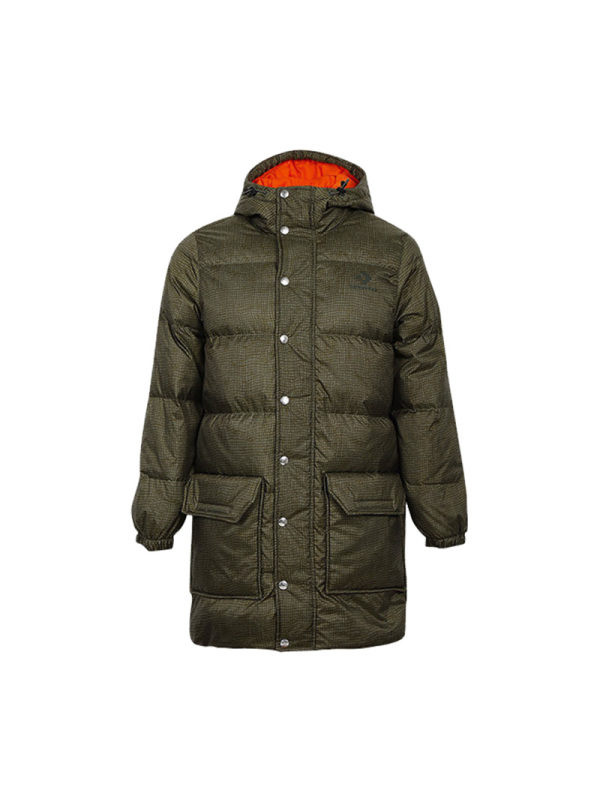 CONVERSE(匡威)Printed Long Down Puffer Jacket冬季男子羽绒服10007264-A