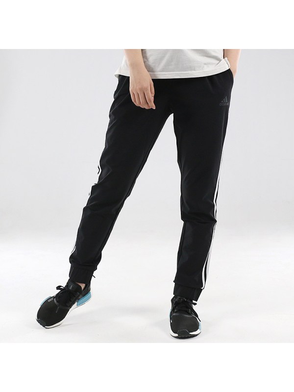 Adidas阿迪达斯女裤秋季训练休闲舒适跑步运动长裤DX0012