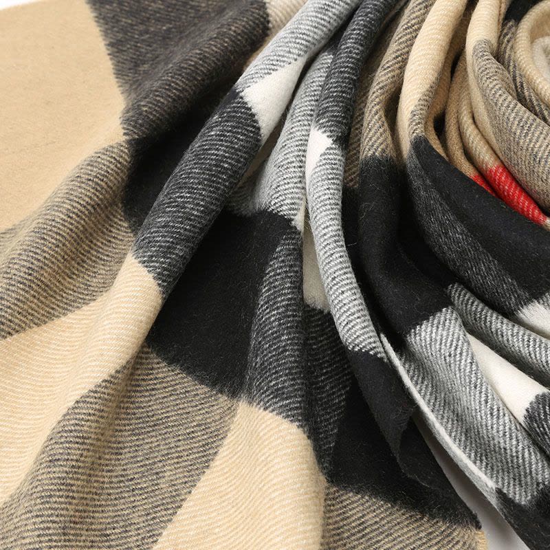 博柏利 BURBERRY 围巾 经典格纹毛质织物 男女同款围巾丝巾披肩 8018175图片