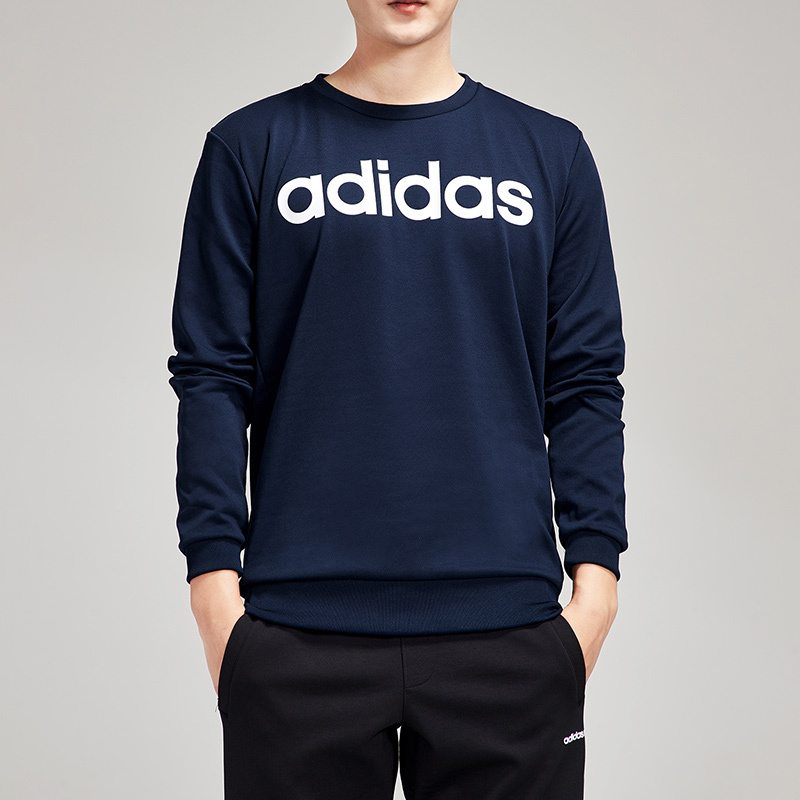 adidas阿迪达斯NEO男装圆领运动休闲卫衣DM4276