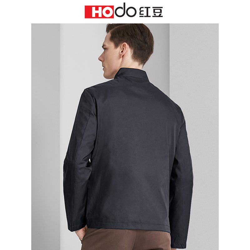 HODO红豆男装春秋季男士夹克轻商务休闲服修身外套男
