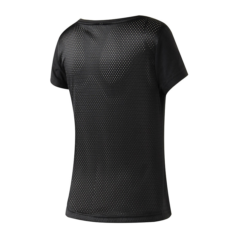 adidas阿迪达斯NEO女装透气LOGO款运动休闲短袖T恤CD6648 L CD6648黑色
