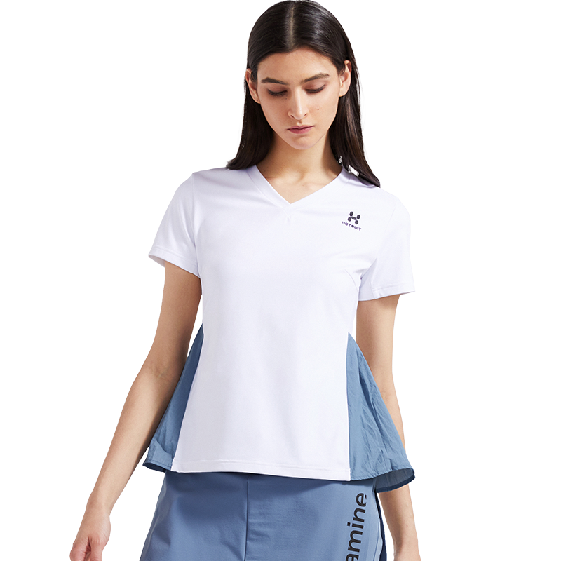 HOTSUIT后秀黑标19夏季新品短袖文化T恤个性裙摆宽松上衣潮