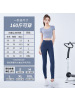拼接速干瑜伽服带胸垫瑜伽短袖裸感修身显瘦运动健身上衣