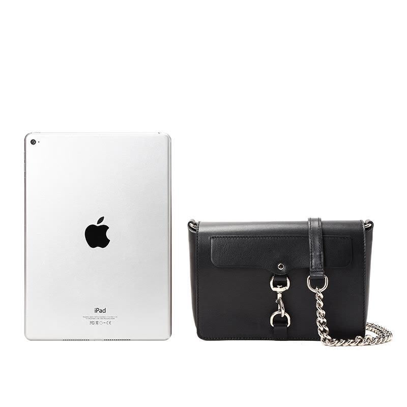 瑞贝卡·明可弗 REBECCA MINKOFF Mab Flap 斜挎包HU18EGRX82 银扣 女士斜挎包图片