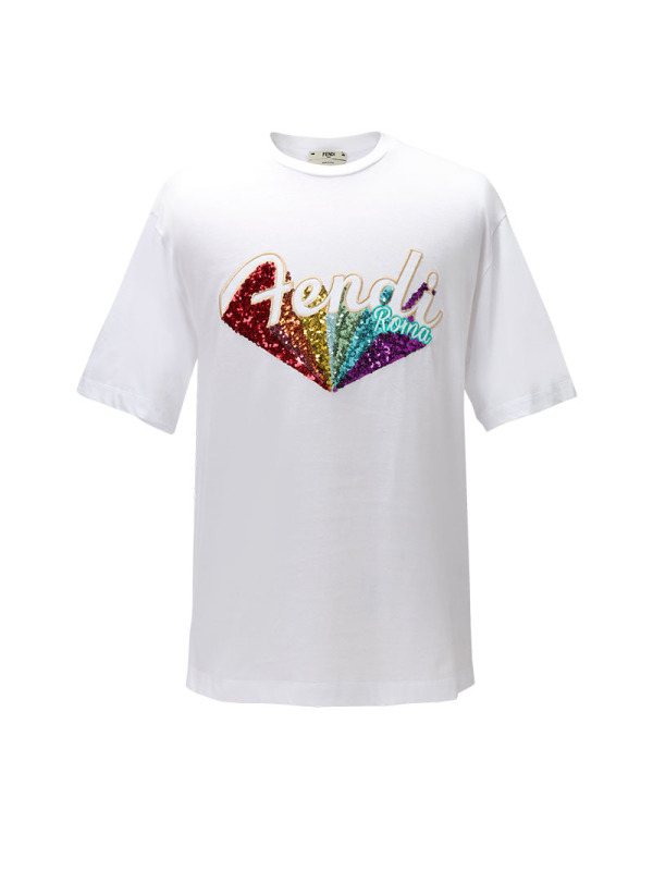 芬迪FENDI T恤 印花FS7011 女士T恤