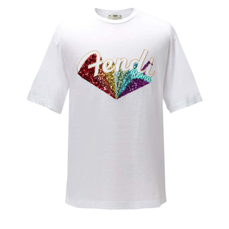 芬迪fendit恤印花fs7011女士t恤视频