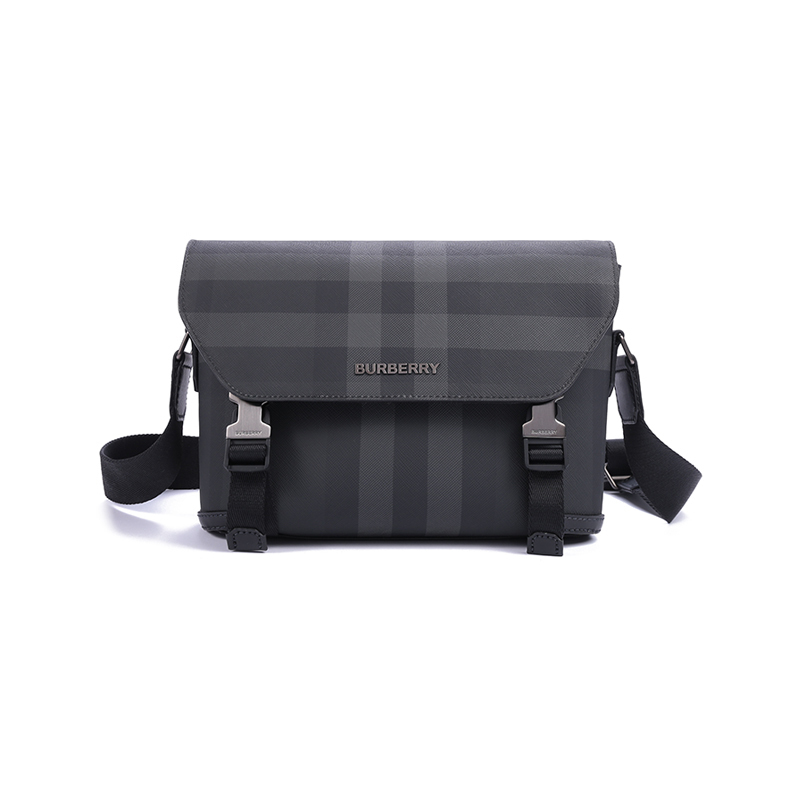 博柏利 burberry 男款wright单肩斜挎包信使包8065335