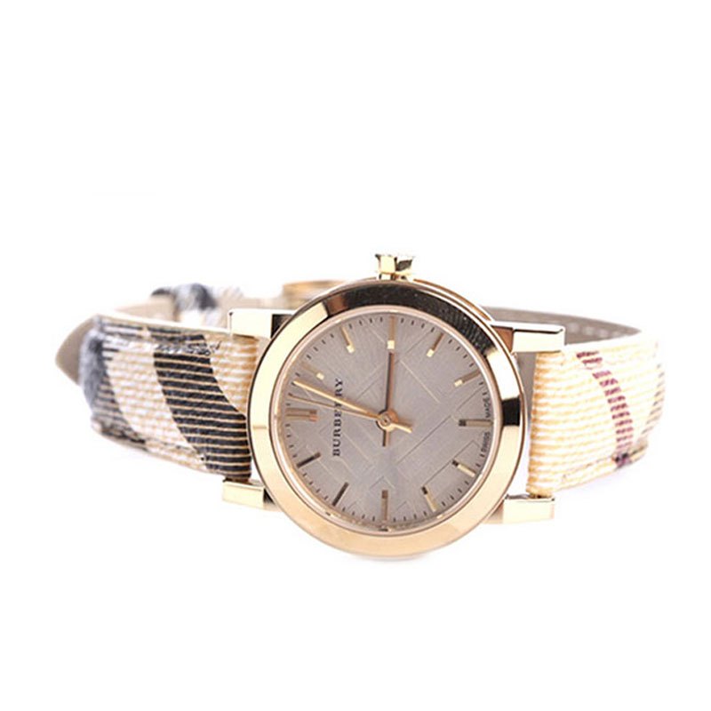 博柏利burberry女表经典英伦休闲时尚女士石英表
