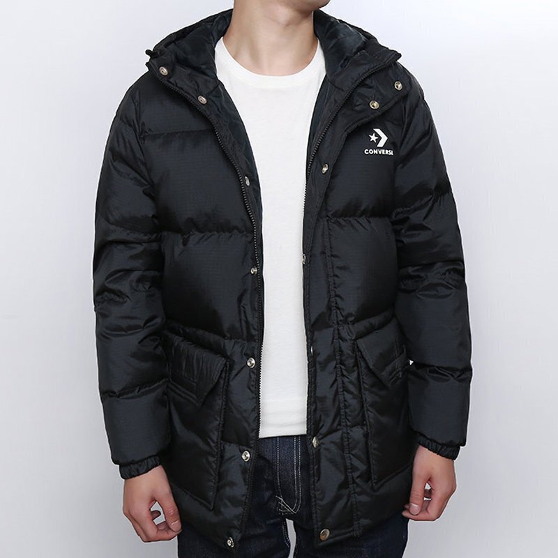 匡威（CONVERSE）男款时尚保暖防风羽绒服外套10006880