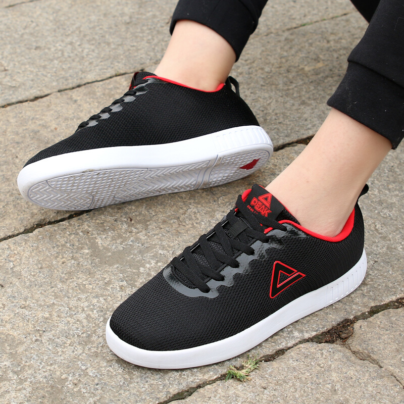 匹克男鞋板鞋2018新款跑步鞋秋冬季网面透气男士复古休闲品牌运动鞋