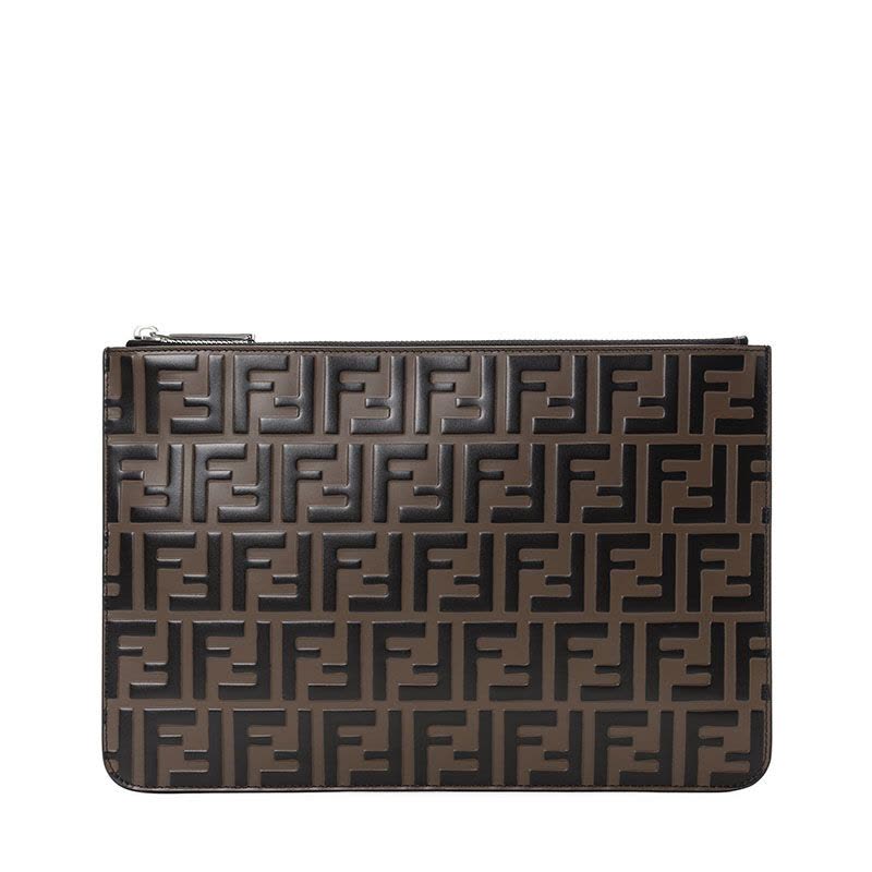 FENDI/芬迪 女包FF压花手拿包 7N0078图片