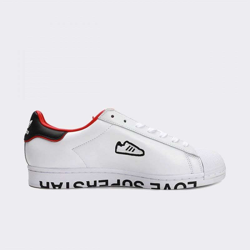 adidas阿迪三叶新款贝壳头 SUPERSTAR 易烊千玺同款休闲鞋FW6384图片