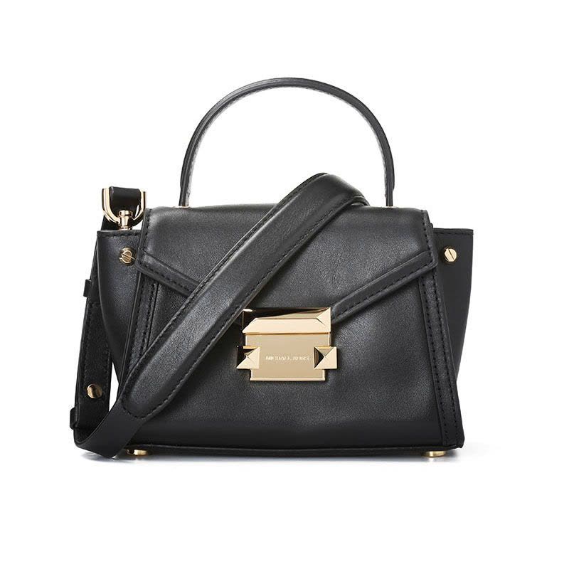 MICHAEL KORS 迈克科尔斯 Whitney 口盖包 单肩包 斜挎包迷你 锁扣光面皮30T8GXIM1L金扣图片
