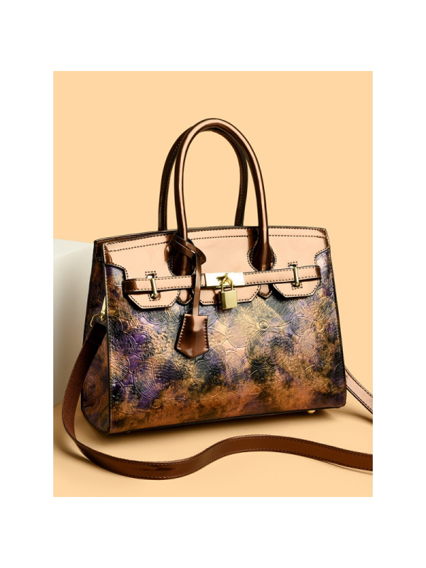 凯莉托特包新款喷绘印花手提包高级感单肩包大容量斜挎包