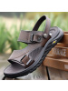 凉鞋男夏季新款真皮外穿潮流爸爸两用开车沙滩鞋软底凉拖鞋