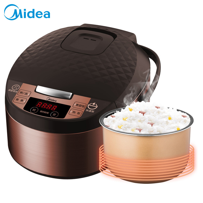 美的（Midea）电饭煲5L升大容量家用智能电饭锅6-8人 棕色 MB-FS5073A 1