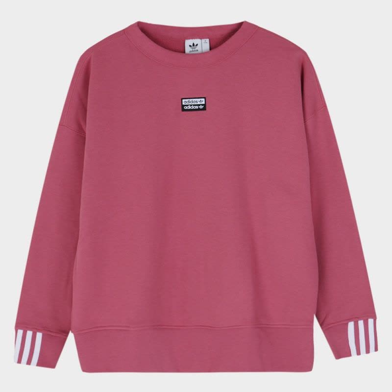 Adidas阿迪达斯三叶冬季女子套头衫运动休闲针织卫衣EJ8569图片
