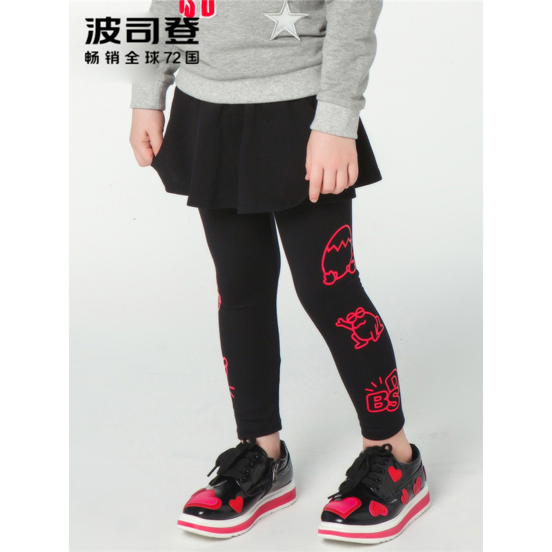 波司登童装女童打底裤时尚女童打底裙裤中大童儿童春季C731CM2037