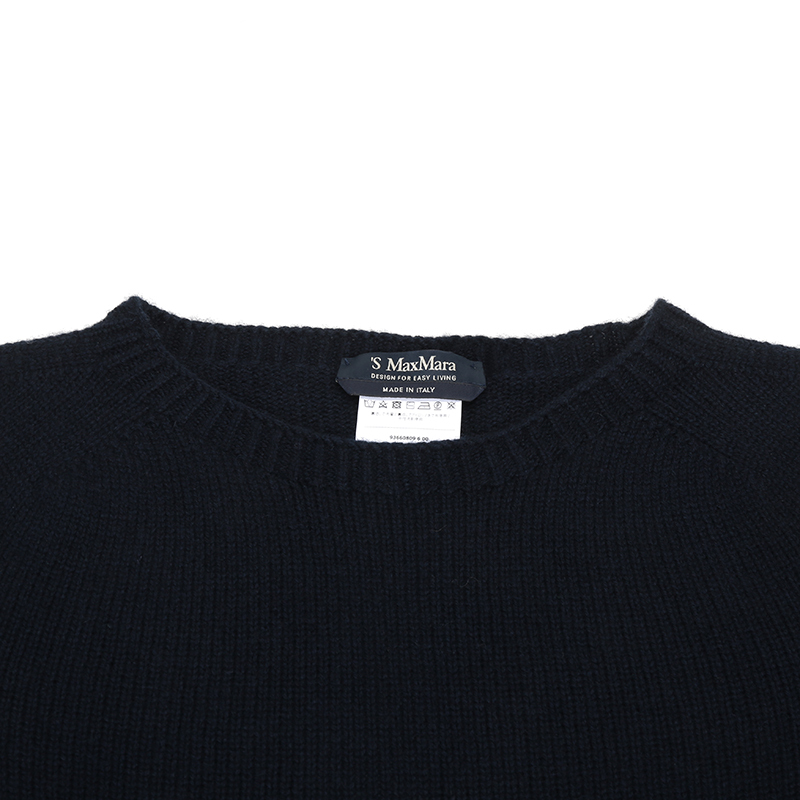 S Max Mara 麦丝玛拉 女士羊绒圆领毛衣针织衫 GIORGIO