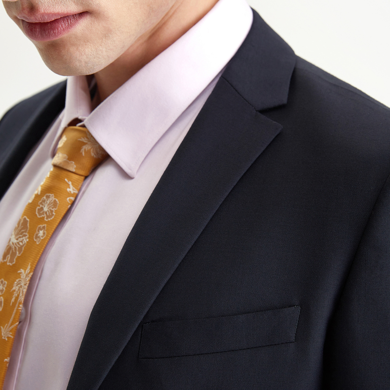 柒牌SEVEN男装单西秋冬毛料西服商务休闲男士时尚西装外套