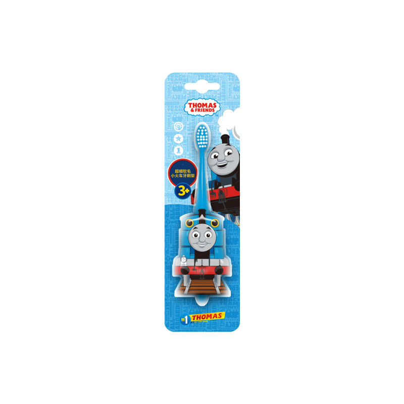 托马斯和朋友（THOMAS&FRIENDS）1-6岁婴儿超细软毛牙刷 蓝色