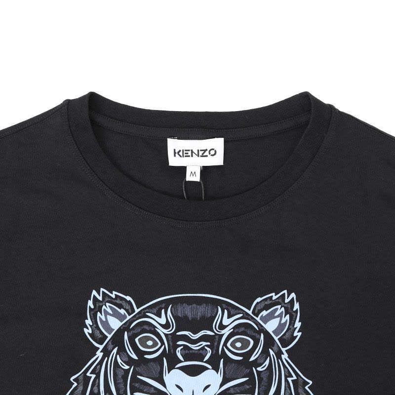 KENZO 短袖T恤 虎头 棉质 FB52TS8464YB图片