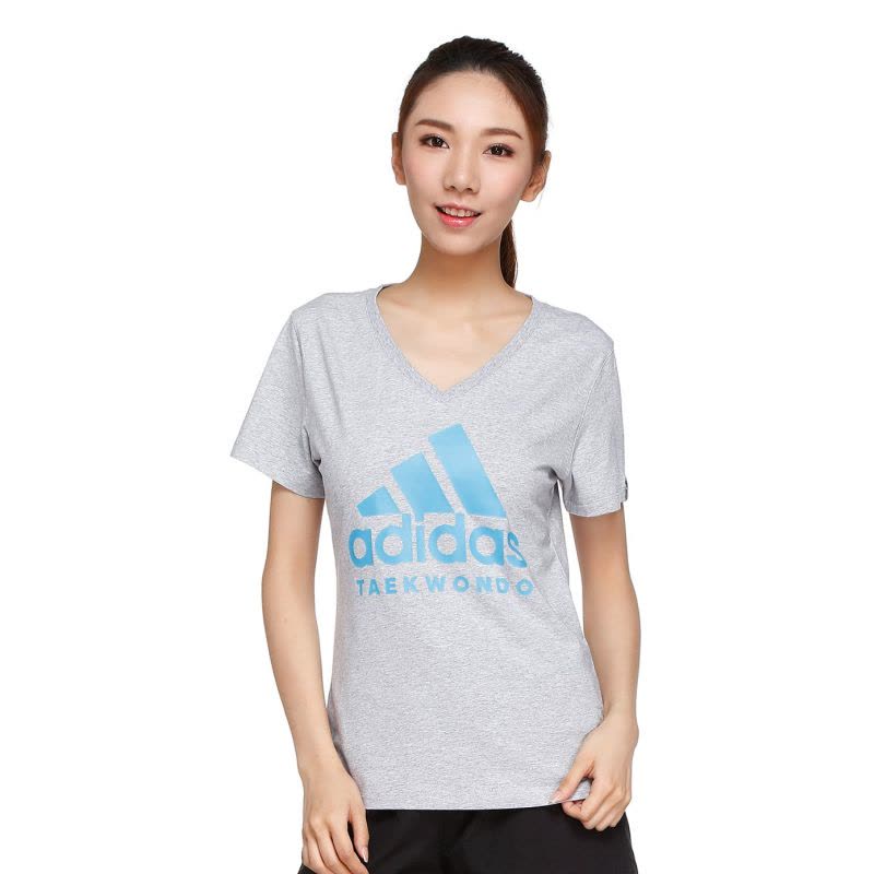 阿迪达斯adidas武道系列女装短袖T恤-ADICTTW-GYBU图片