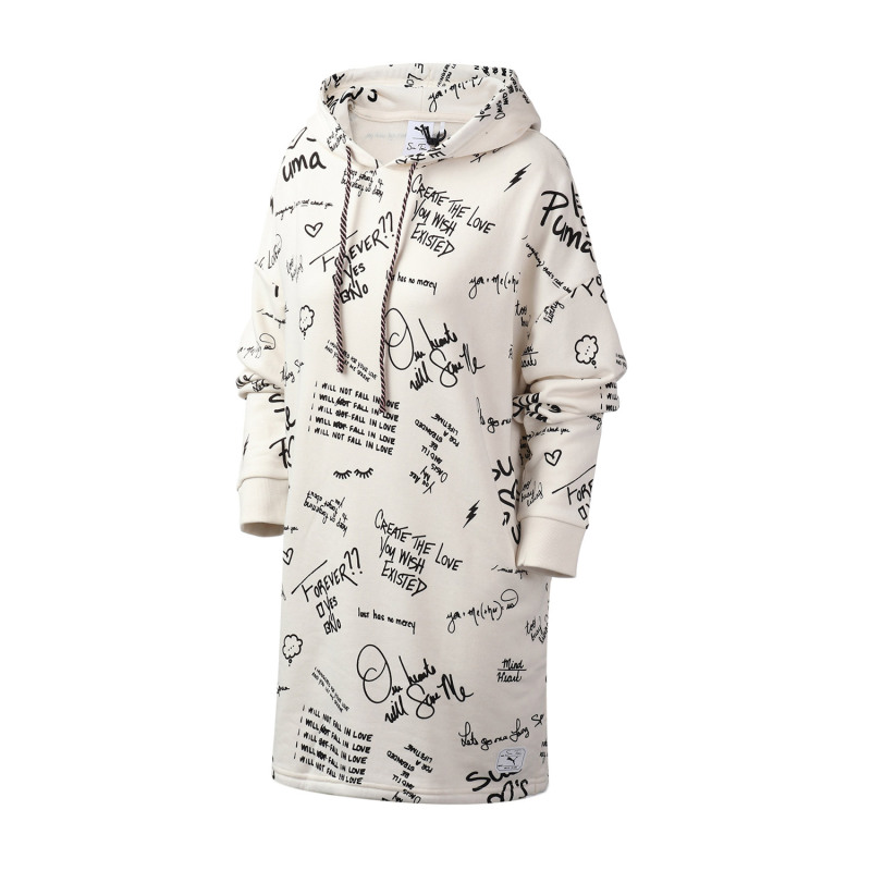 PUMA彪马黑标女装运动服 SUE TSAI AOP HOODED DRESS休闲连衣裙595235