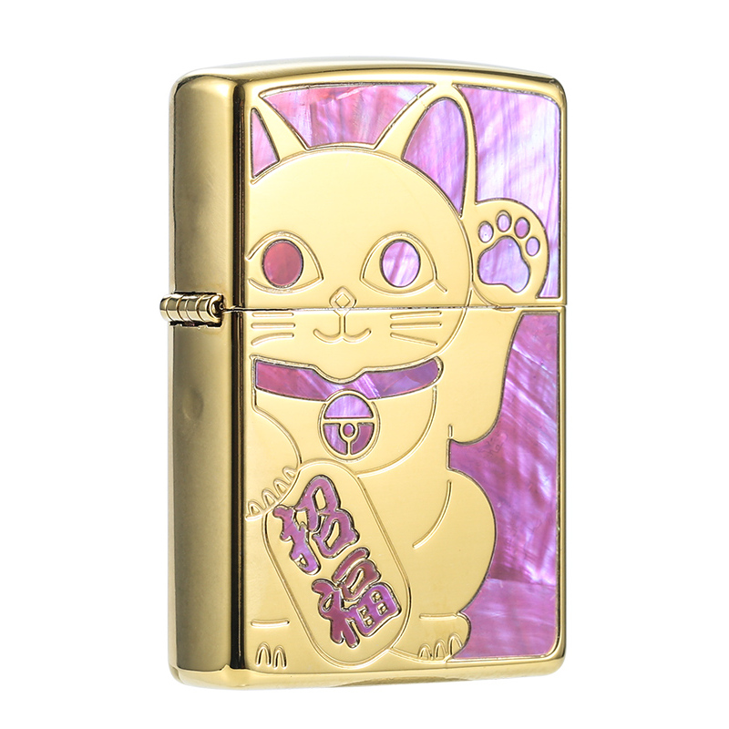 >芝宝(zippo)>芝宝(zippo)招福猫品牌打火机>点击前往购买评价:价格