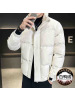 男士羽绒服冬季新款潮牌加厚保暖美式男装立领潮流羽绒面包服外套