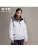 波司登女新款短款时尚羽绒服工装外套冬季_1