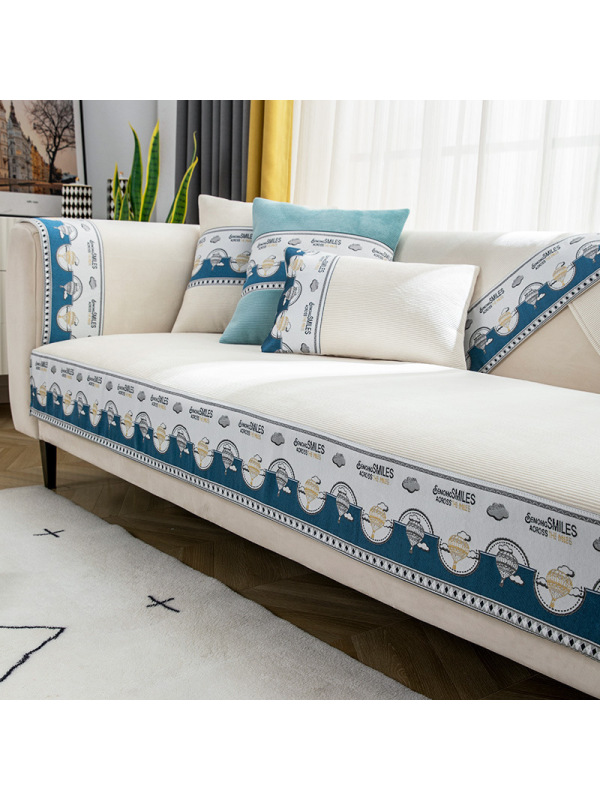 Ceba沙发垫四季通用北欧简约现代防滑坐垫轻奢风套罩扶手靠背巾全盖布