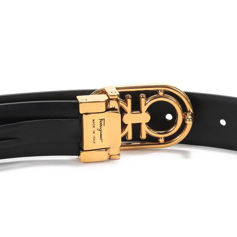 Salvatore Ferragamo 菲拉格慕 女士牛皮板扣式双面皮带腰带23B863