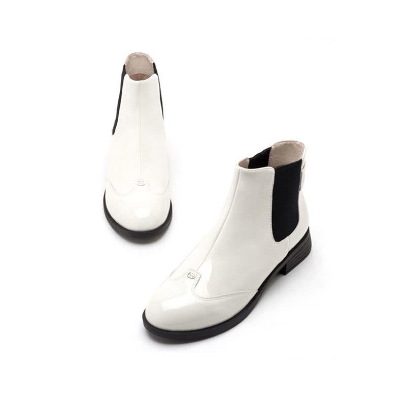 ST&SAT/星期六 旗下秋冬新款时尚切尔西靴气质女SF94116253图片