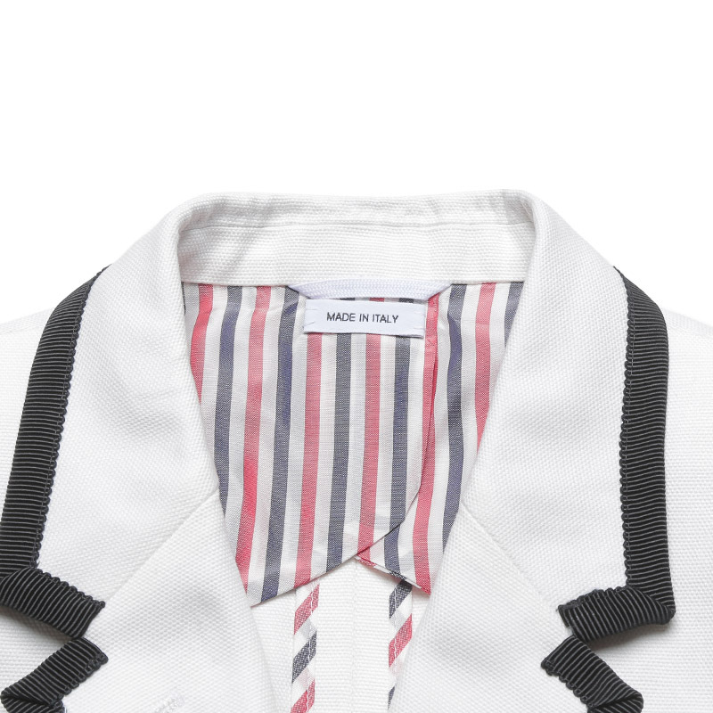汤姆·布朗 THOM BROWNE 女士棉质FIT 3高袖笼版型西服外套上衣九分袖学院风FBC010B 07554