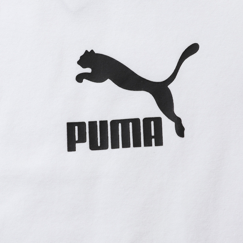 彪马PUMA男装T7运动服休闲圆领短袖T恤