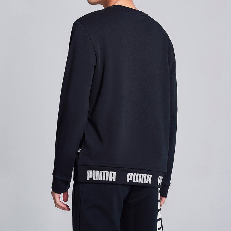 PUMA彪马男装运动服休闲服logo圆领卫衣844791